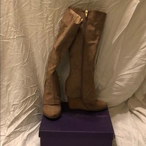 Only Maker wedged boots